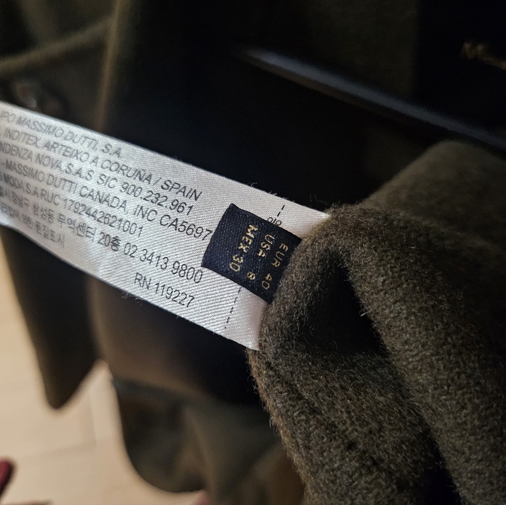 Massimo Dutti Wool Coat - Picture 4 of 6